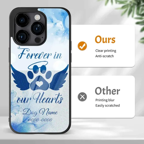 Vista 5 de Fundas de teléfono personalizadas para Apple iPhone 5 6 7 8 11 12 13 14 Pro Max Plus Mini Xr Xs SE Samsung Moto Pixel Blue Lindas fundas