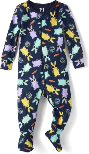 Vista 16 de The Children's Place - Pijamas de algodón a juego para la familia, temática de Pascua