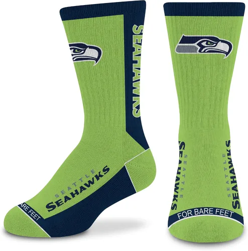 Vista 28 de For Bare Feet NFL - Calcetines unisex para niños de la NFL Mvp Crew
