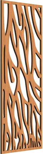 Vista 37 de 9 3/8"W x 24 3/8"H x 1/4"T Bristol Decorativos Paneles de Pared de Madera Calado, Cereza