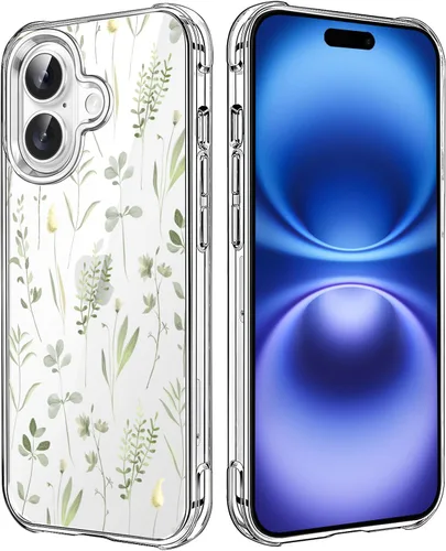 Vista 68 de Funda transparente de girasol compatible con iPhone SE 2022 SE 2020 7 8, funda trasera floral para niñas y mujeres, funda protectora transparente