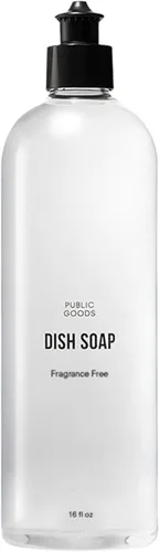 Vista 7 de Public Goods Jabón natural para platos Jabón de cocina A base de plantas y vegano Líquido detergente transparente para platos Fórmula