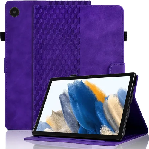 Vista 23 de Funda para Samsung Galaxy Tab S6 Lite 2024/2022/2020 de 10.4 pulgadas SM-P620/P625/P610/P613/P615/P619 de piel sintética, funda magnética con Negro