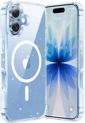 Vista 24 de Funda para iPhone 11, funda magnética con función atril [protección de grado militar] y [compatible con MagSafe], funda protectora delgada