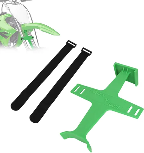 Vista 13 de Protector universal de horquilla de motocicleta, abrazadera de soporte de horquilla de 11.2 pulgadas, protector guardián de suspensión con 2 correas
