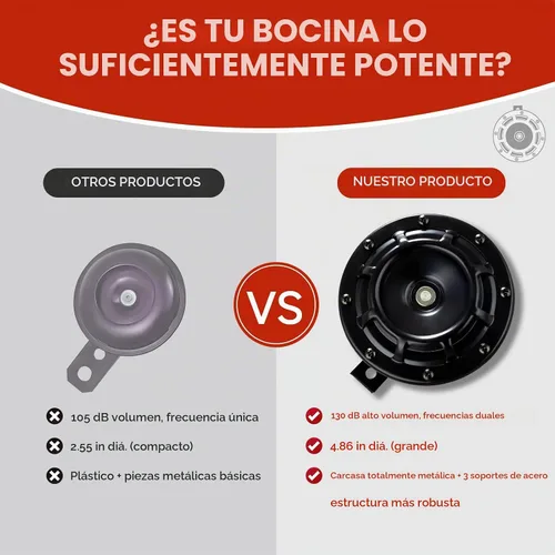 Vista 6 de Bocina de tren ruidosa para bocinas eléctricas de coche y motocicleta