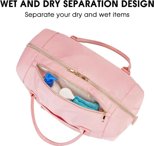 Vista 4 de WANDF For Spirit Airlines - Bolsa de viaje de 18 x 14 x 8 pulgadas, con bolsa de tamaño de cuarto de galón aprobada por la TSA y bolsas de zapatos