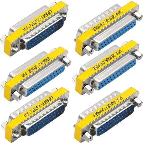 Vista 9 de DB15 Adaptador macho a macho de 15 pines Acoplador cambiador Serial D-Sub 15 pines hembra a hembra cambiador de género Conectores convertidores