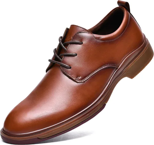 Vista 2 de Mens Casual Leather Sneakers Slip On Tennis Walking Skateboarding Shoes for Men Daily Comfortable Fashion Shoe
