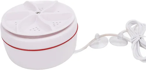 Vista 7 de TOPINCN Potente motor portátil Mini Turbo Lavadora para lavandería diaria, ropa pequeña para el hogar, pequeña lavadora de ultrasonido Turbo
