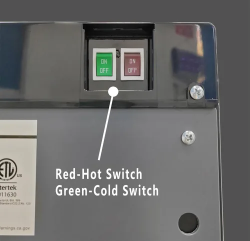Vista 7 de IKT Dispensador de enfriador de agua autolimpiante, carga inferior para botella de 3-5 galones con bloqueo de seguridad para niños, pantalla LED