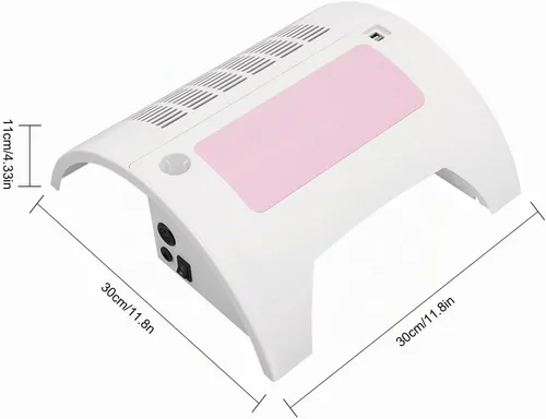 Vista 9 de Lámpara de uñas 5 en 1, colector de polvo de uñas con taladro de uñas y lámpara de escritorio LED, lámpara LED de uñas para esmalte de gel