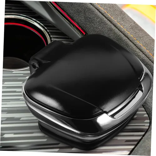 Vista 3 de ERINGOGO Cenicero de coche, cenicero de coche, cenicero para automóvil, cenicero para automóvil, cenicero LED automático, cenicero antideslizante