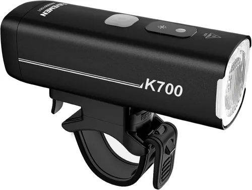 Vista 8 de RAVEMEN Luz de bicicleta LED K700 bajo luz de bicicleta montada con apagado