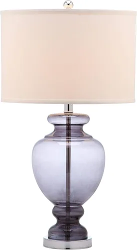 Vista 8 de SAFAVIEH Lighting Collection Morocco Mercury Glass - Juego de 2 lámparas de mesa de 28 pulgadas con puerto de carga USB (bombillas LED incluidas)