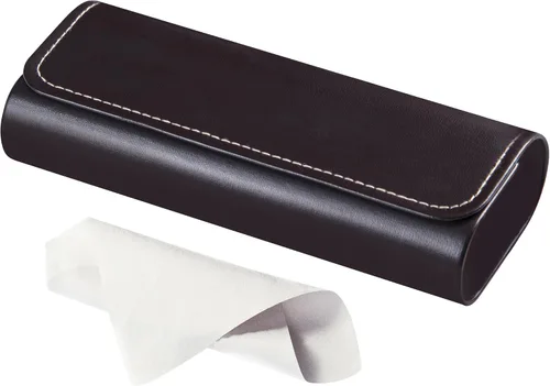 Vista 17 de RayLove Hard Shell Glasses Case, Lightweight Leather Eyeglass Case, Travel-Friendly Sunglasses Protector for Men & Women