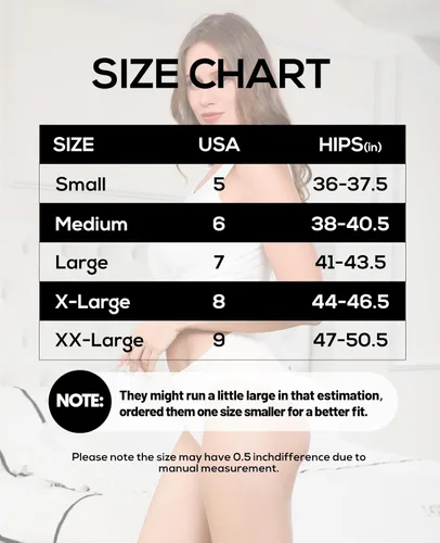 Vista 6 de RHYFF Ropa interior de algodón para mujer, calzones de bikini de corte alto, elásticos, suaves, hipster, tallas S-XXL