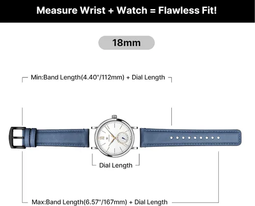 Vista 35 de Fullmosa Correa de reloj de liberación rápida de 0.866 in, 0.787 in y 0.709 in, bandas de cuero bruñido para Samsung Galaxy Watch/Garmin Watch