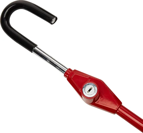Vista 2 de Winner International The Club CL303 - Cerradura de pedal a volante, color rojo, 5.25 pulgadas
