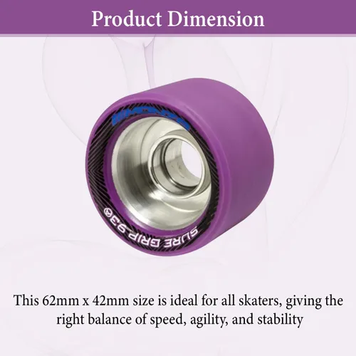 Vista 2 de Monza Sure-Grip Wheels (púrpura 93A)