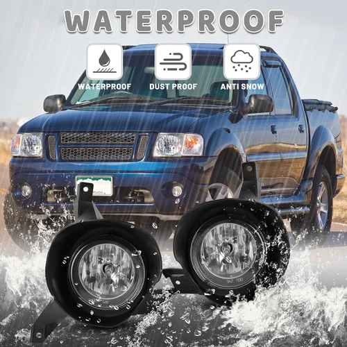 Vista 7 de Para Ford Explorer Sport 2001 2002 2003, Ford Explorer Sport 2001-2005, luces antiniebla montaje de 42 W
