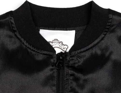 Vista 5 de Miraculous Chaqueta bomber con cremallera para niñas Ladybug, Rojo/Negro