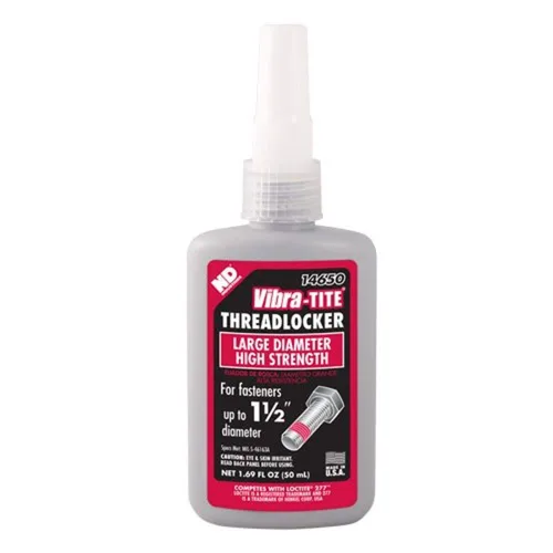 Vista 2 de Vibra-TITE - 14600 146 Permanente de gran diámetro de alta resistencia anaeróbico Threadlocker, jarra de 1 litro, rojo