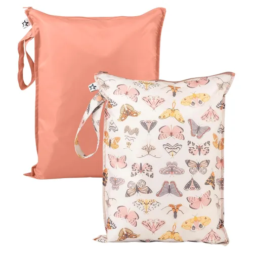 Vista 17 de Tiny Twinkle Bolsas húmedas a prueba de desorden 1 paquete de bolsas húmedas reutilizables impermeables para trajes de baño Ropa de bebé Bolsa