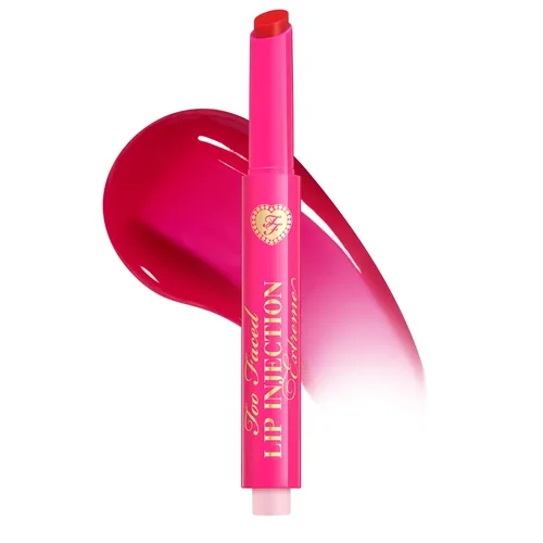 Vista 24 de Too Faced Lip Injection Lip Plumper Hydrating Lip Gloss for Fuller-Looking Lips Original, Maximum Plump, Cooling Gloss & Plumping Click Formulas