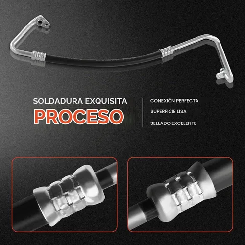 Vista 5 de A-Premium Conjunto de manguera de línea de descarga de A/C compatible con Nissan