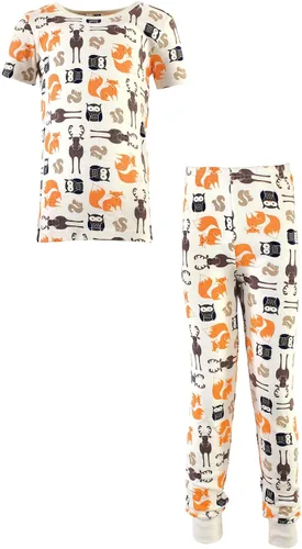 Vista 28 de Hudson Baby Conjunto de pijama de algodón unisex para bebé Oso