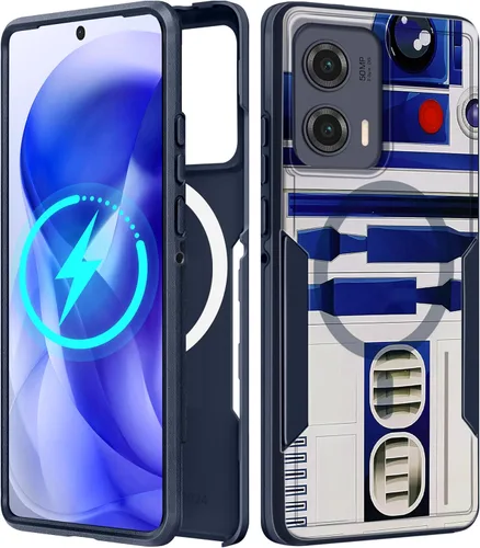 Vista 169 de Funda para Moto G 5G 2024 – Compatible con MagSafe para mujeres y niñas, bonita funda protectora magnética para teléfono, diseño femenino Kawaii