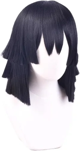 Vista 3 de Oturgor Disfraz de cosplay de anime, kimono para niños y adultos, conjunto completo unisex, decoración de fiesta de Halloween y Navidad