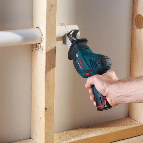 Vista 8 de BOSCH GXL12V-310B22 Kit combinado de herramientas eléctricas de 12 V máx. - Taladro inalámbrico compacto, sierra recíproca de bolsillo y juego