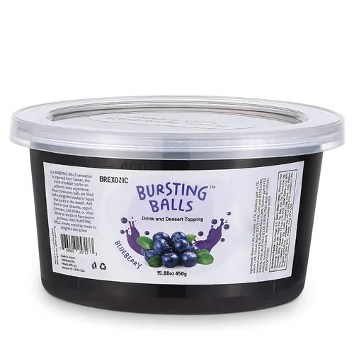 Vista 27 de Perlas Boba de fruta de la pasión, bolas de té explosivas, bebida y cobertura de postre, perlas de tapioca de burbujas de maracuyá para té