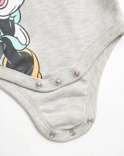 Vista 4 de Disney Conjunto de canastilla de Minnie Mouse para bebé, 3 piezas, pantalones y babero (recién nacido)