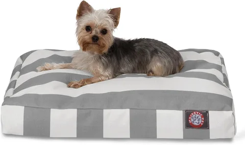 Vista 17 de Majestic Pet Cama rectangular grande para perros con rayas lavable, cama antideslizante y cómoda para mascotas, cama para perros con funda extraíble