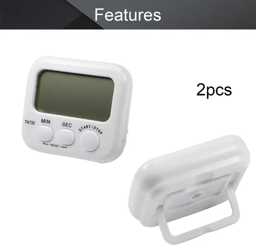 Vista 4 de Othmro Temporizador de cocina digital LED para cocinar, alarma de dígitos grandes, soporte magnético, temporizadores de cocina para hornear