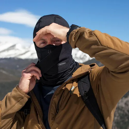 Vista 6 de Turtle Fur quattroClava with Storm Flap Comfort Shell Performance Balaclava