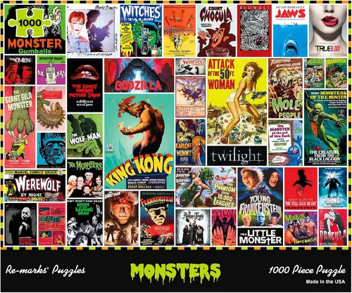 Vista 9 de Rompecabezas de Libros Prohibidos de Re-Marks, Rompecabezas de 1000 Piezas para Todas las Edades