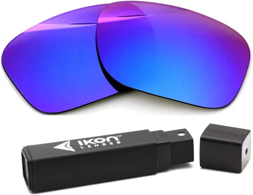 Vista 13 de IKON - Lentes polarizadas de repuesto para Oakley Crossrange XL OO9360, 24K espejo dorado