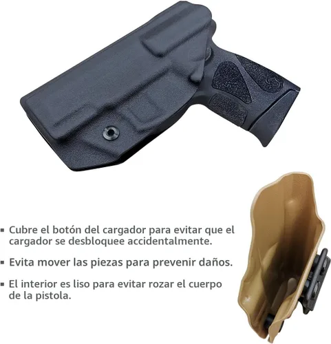 Vista 5 de Funda Taurus G3C G2C IWB Kydex Holster Taurus G3C / G2C / G2S / PT111 / PT140 0.354 in/.40 - Cintura interior oculta