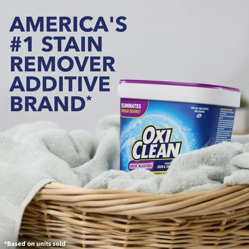 Vista 8 de OxiClean Odor Blasters - Polvo versátil para quitar manchas de olores y lavandería, 5 libras