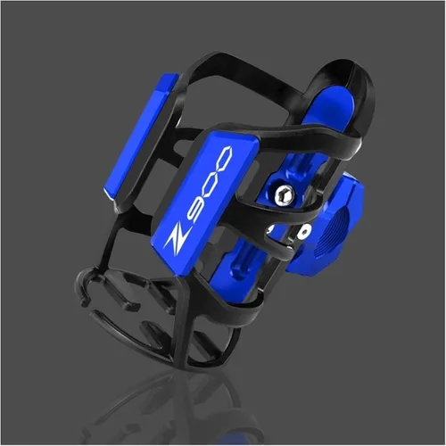 Vista 12 de Z - Accesorios CNC para motocicleta Kawasaki Z750 Z900 Z750R/750S ajustable para botella de agua de bebidas soporte X (color Z750 negro)
