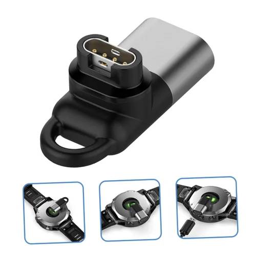 Vista 7 de MERRYHAPY Conector de carga ligera del conector del cargador del reloj del convertidor del reloj