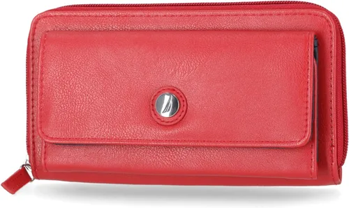 Vista 8 de Nautica Bulk Cargo - Cartera con cremallera para mujer, Negro), NA