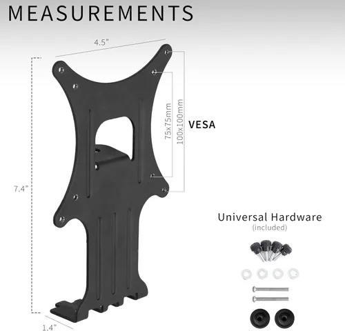 Vista 3 de VIVO Soporte de placa adaptador VESA de fijación rápida diseñado para monitores HP Pavilion 25xw, 24xw, 23xw, 22xw, 22cwa, 27cw, 25cw, 24cw, 23cw