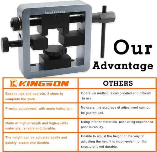 Vista 4 de Kingson Herramienta empujadora de visión, herramienta universal de visión trasera para Glock /1911/Shield/Sig, nueva edición de la herramienta