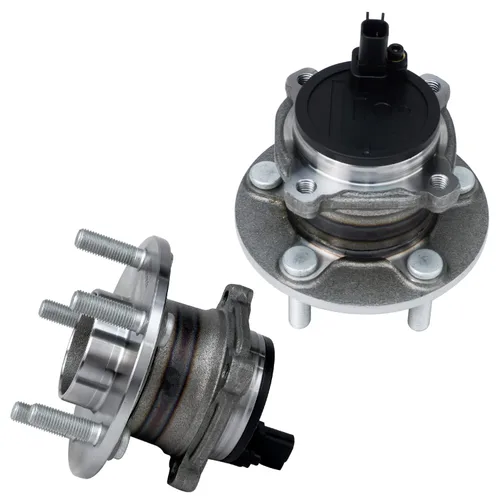 Vista 12 de Detroit Axle - Cojinete de rueda delantera y cojinete de rueda trasera para Honda Civic 1992-2000, Civic Del Sol 1993-1997, 4 lengüetas no ABS 1992