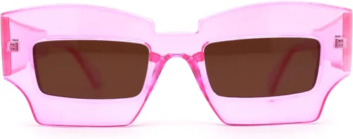 Vista 10 de SA106 Gafas de sol rectangulares con diseño geométrico de hoja de afeitar para mujer